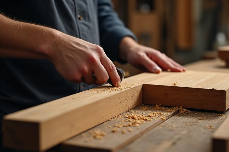 Proceso artesanal de fabricación de muebles