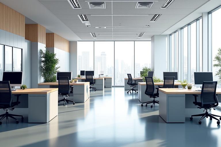 Mobiliario comercial para oficina moderna